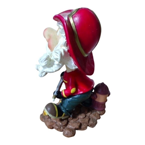 Christmas Around The World In The Heat Of The Holidays Fireman Santa Bobble Head - Picture 6 of 12